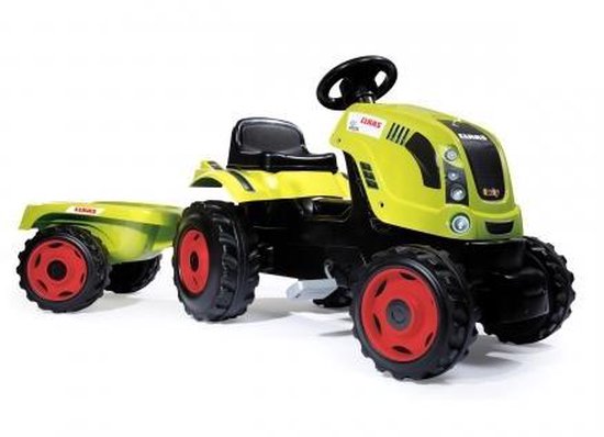 Smoby Claas Farmer Xl Traktor + Aanhangwagen