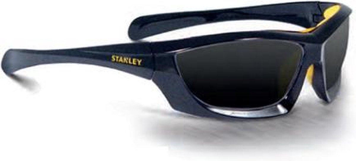 Stanley SY180 veiligheidsbril - volledig montuur - 1 stuk - smoke kleur met krasbestendige lens