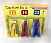 Bias Binding Maker 3 pièces Set 12/18 / 25mm