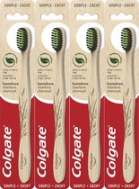 Colgate Bamboo Zachte Tandenborstel 4 stuks - Voordeelverpakking