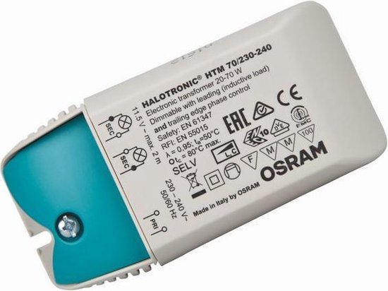 Transformateur halogène Osram 12V 20-70W