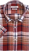 Giordano Korte mouw Overhemd - 106818 Rood (Maat: M)