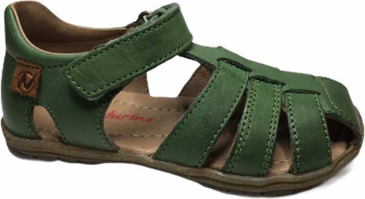 Naturino gesloten velcro sandalen see groen mt 32