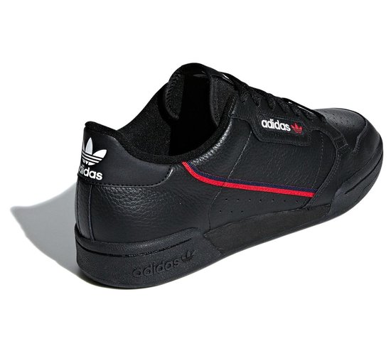 adidas Continental 80 Heren Sneakers - Core Black/Scarlet ...