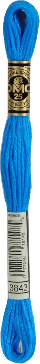 DMC Borduurgaren-3843 Fel Blauw