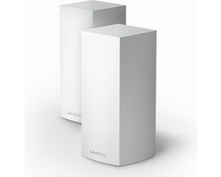 Linksys Velop MX10600 – Mesh WiFi – Wifi 6 – 5300 Mbps – Tri-Band – 2-Pack – Wit