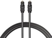 DrPhone Digitale Optische Audio Kabel - 10 Meter - Digital Optical - Toslink - Vergulde Kabel – SPDIF voor o.a Dolby Digital Receiver / TV / Sound Bar/ GameConsoles/ Blu-ray /DVD /
