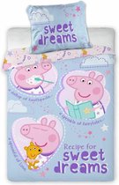 Peppa Pig Sweet Dreams BABY dekbedovertrek - 100 x 135 cm - Multi