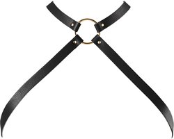 Bijoux Indiscrets Maze Chest Thin Harnas  - Zwart