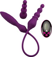 Adrien Lastic - 2X Double Ended Vibrator - Paars
