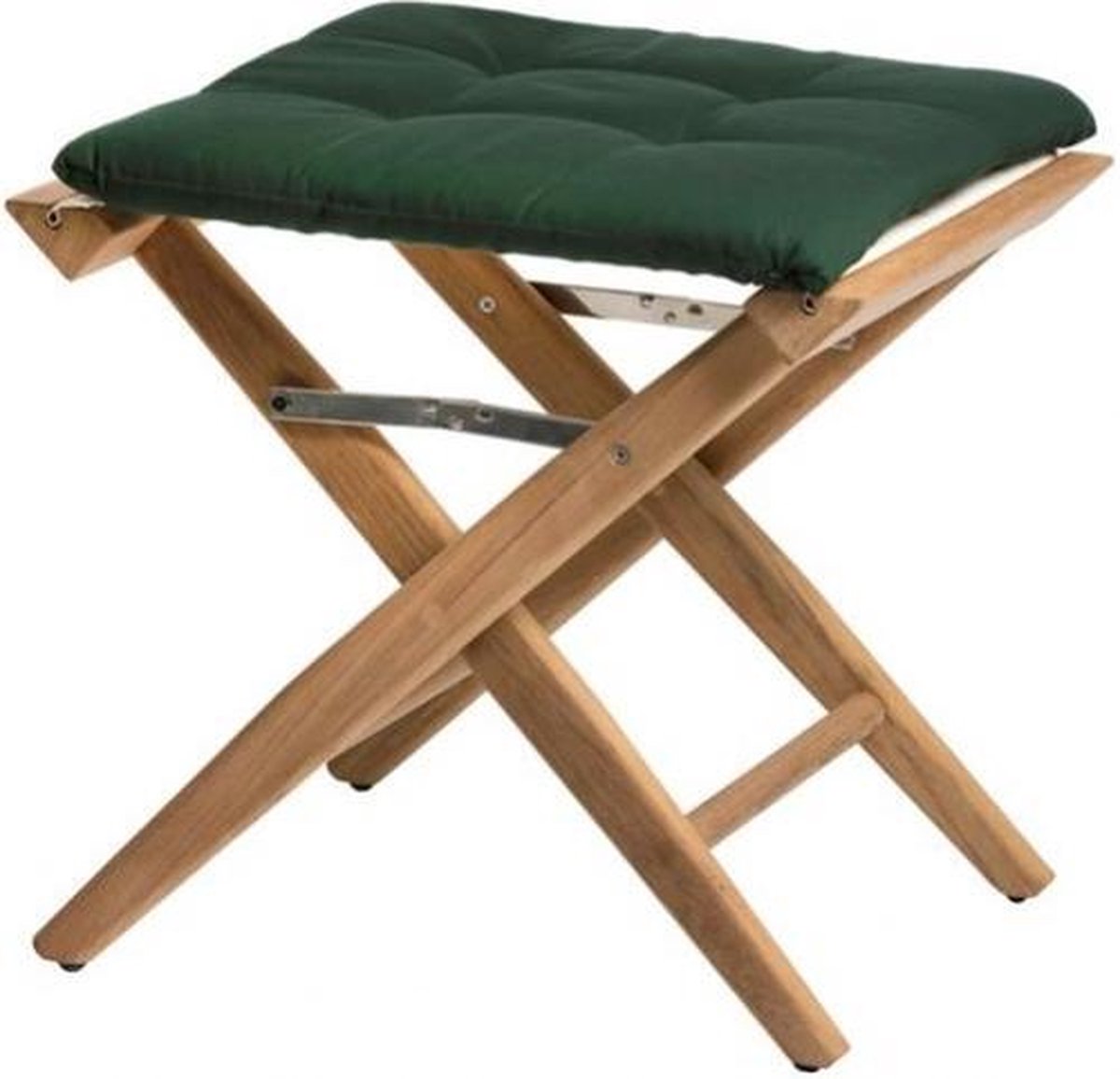 Regisseurskruk DeLuxe met Groene Kussenset