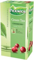 Thee Pickwick green cranberry 25x1.5gr - 3 stuks