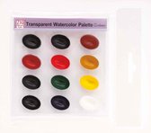 Kuretake Transparent Water Color Pallette 12 kleuren