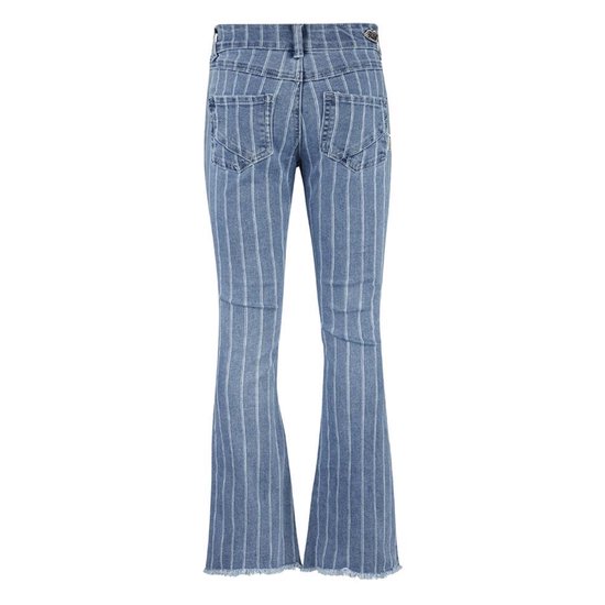 Retour jeans, gestreepte flared jeans 