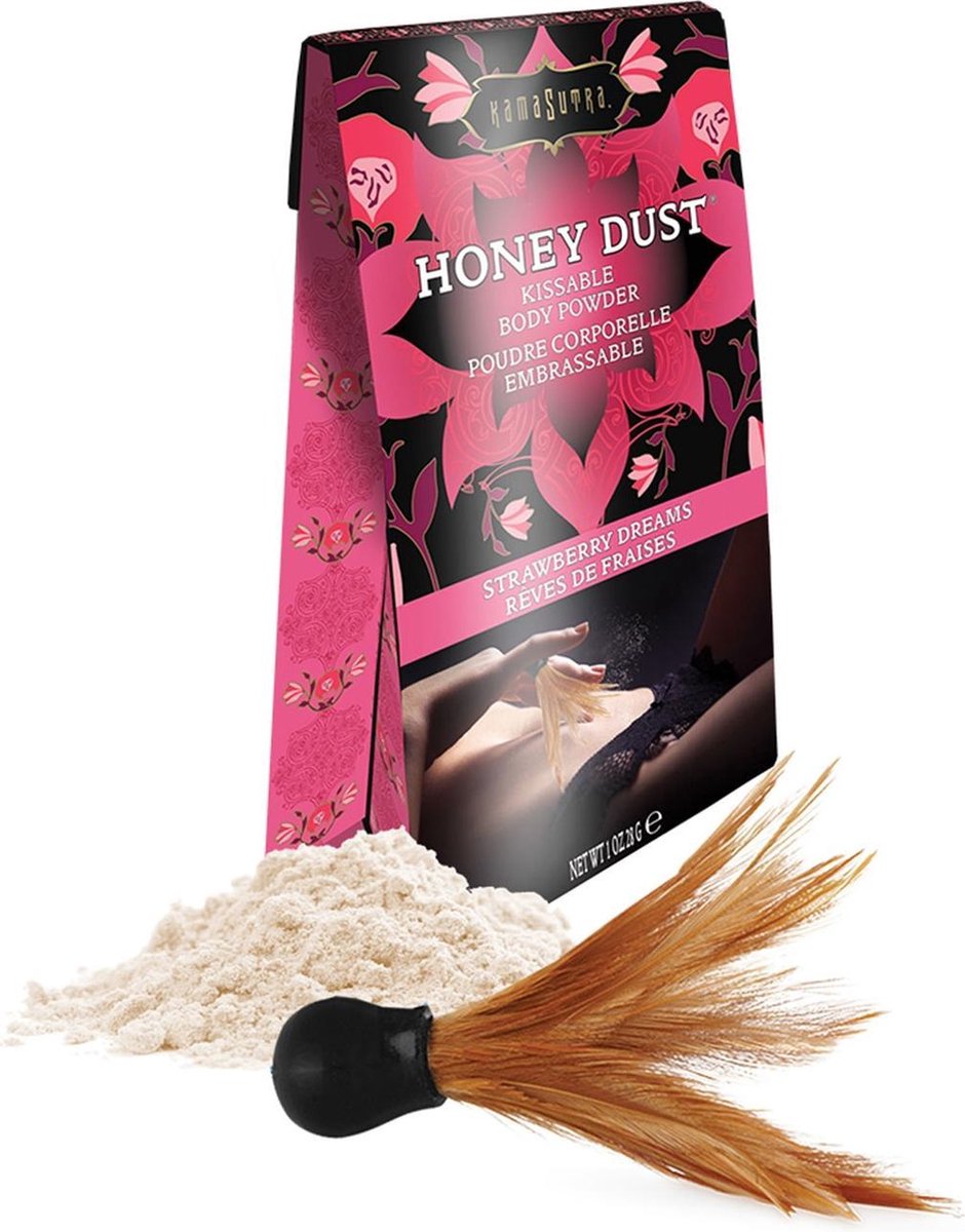 Kama Sutra - Honey Dust Lichaamspoeder Aardbei 28 gram