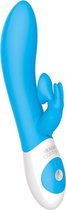 The Rabbit Company - The Kissing Rabbit Blauw - Vibrator