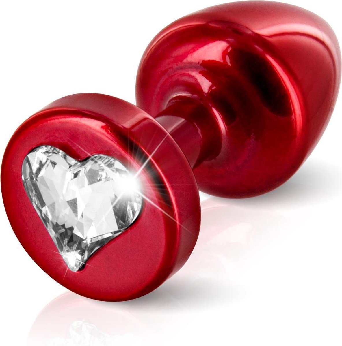 Goedkoopste Diogol Anni R Butt Plug Hart - Rood - 25 mm