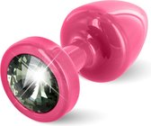 Diogol - Anni Butt Plug Rond 25 mm Roze & Zwart