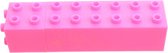 Lg-imports Markeerstift Bouwsteen Roze 8 Cm