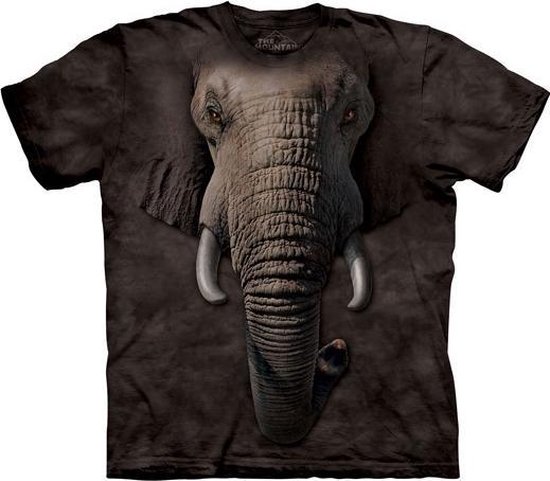 The Mountain T-shirt Elephant Face T-shirt unisexe taille 2XL