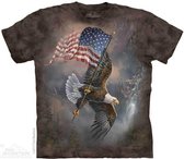 T-shirt Flag Bearing Eagle S