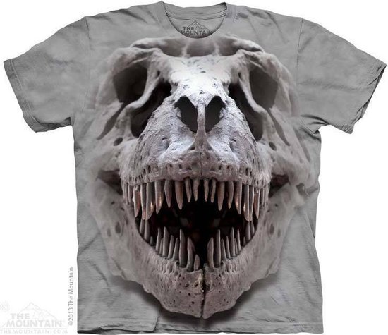 The Mountain KIDS T-shirt T-Rex Big Skull T-shirt unisexe L.