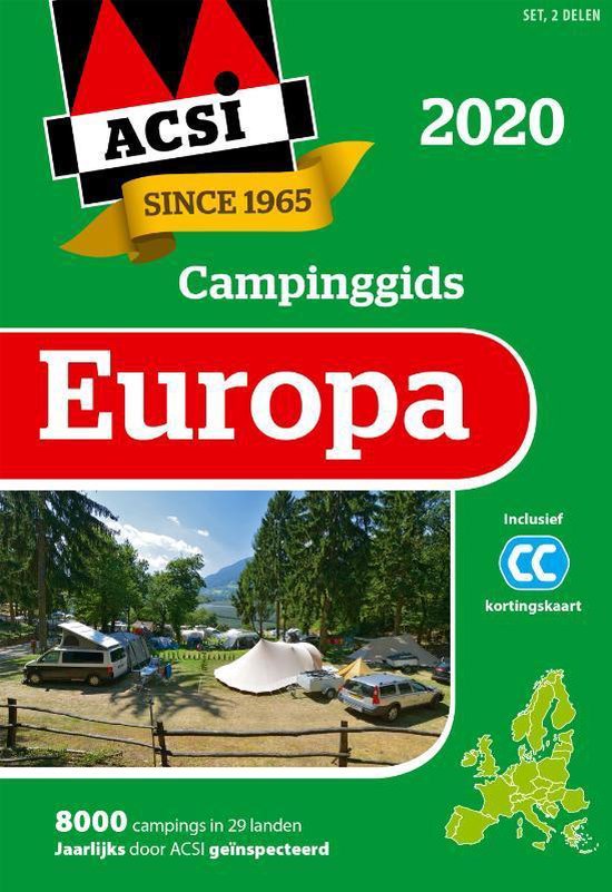 ACSI Campinggids  -   ACSI Campinggids Europa 2020 - cover