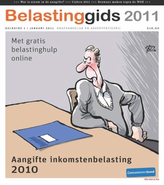 Cover van het boek 'Belastinggids 2011' van M. Langbroek
