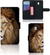 Coque Téléphone Xiaomi Redmi 8A Housse en Cuir Etui de Protection pour Lion