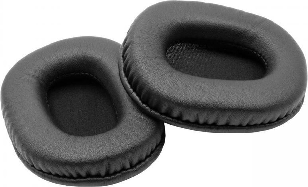 Oorkussens compatibel met Audio Technica ATH-M20, M30, M40, M50, SX1 en Philips SHB7250 hoofdtelefoons / zwart