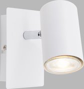 Briloner Leuchten RUN  Wandlamp - GU10 - max. 40 Watt - Wit - 12 x 8 x 123 cm