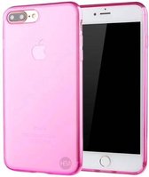 iPhone 7 roze siliconenhoesje transparant siliconenhoesje / Siliconen Gel TPU / Back Cover / Hoesje Iphone 7 roze doorzichtig