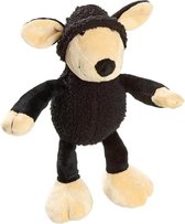 Dog toy sheep, 25 cm black