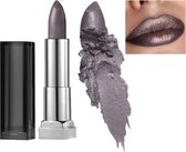 Maybelline Color Sensational Matte Metallic Lipstick - 978 Smoked Silver