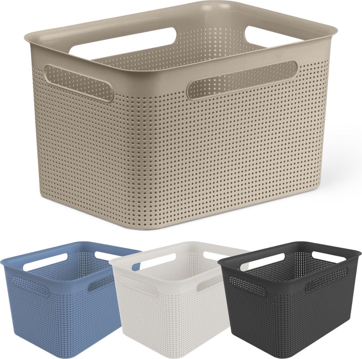 Rotho BRISEN Opbergmand 36x26,2x21,1 cm 16L Cappuccino