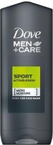 Dove Men+ Care Sport Active+ Fresh 3 x 400 ml voordeelverpakking