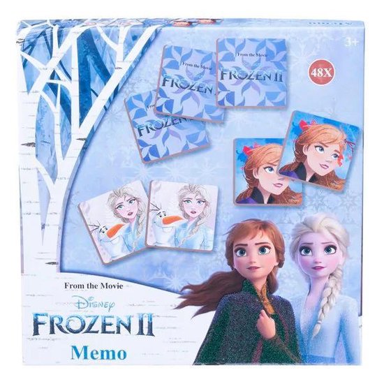 Afbeelding van het spel Memo -Disney Frozen II - 48 stuks - Vanaf 3 jaar