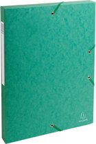 8x Klasseerdoos glanskarton Rug 25mm - A4, Groen