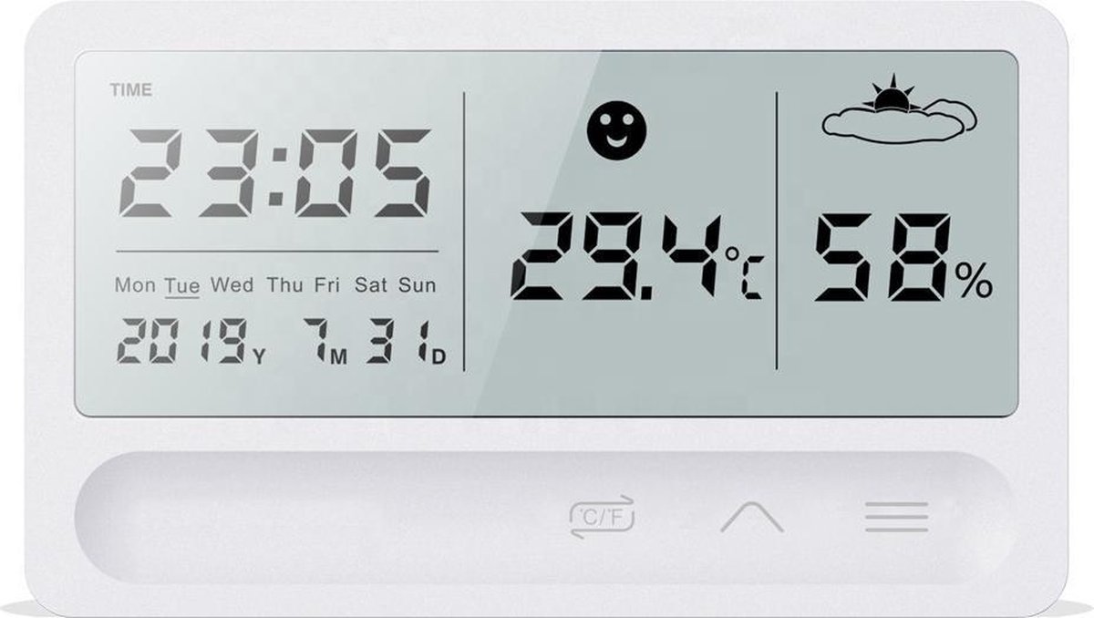 Greenure Weerstation – Hygrometer – Digitale Thermometer – Luchtvochtigheidsmeter – Binnen