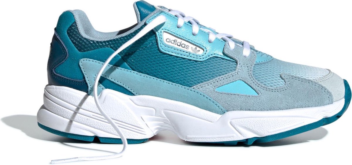 adidas Falcon Sneakers - Maat 38 - Vrouwen - blauw/licht blauw/wit | bol.com