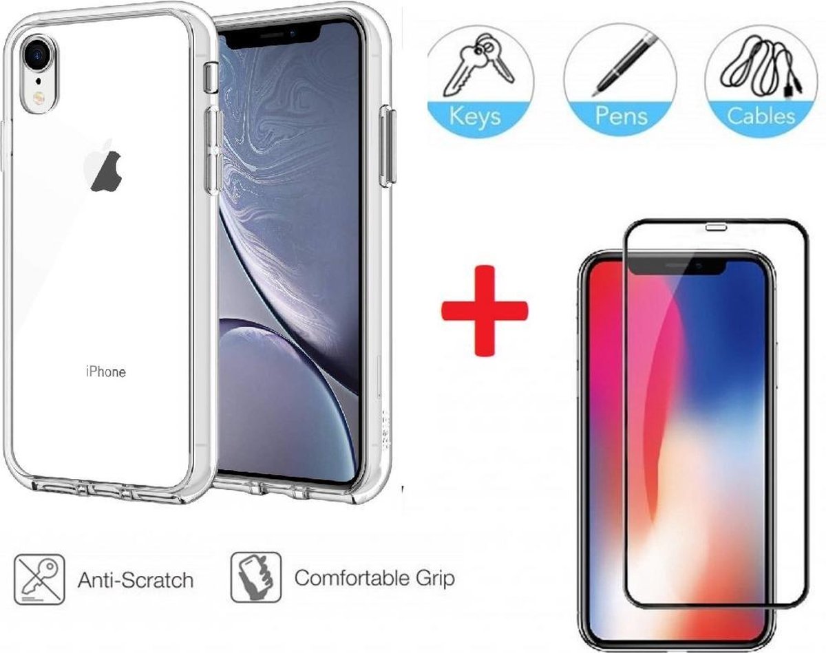 2In1 Screenprotector Bescherming Protector Set Voor Apple