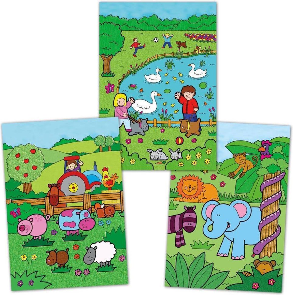 Galt Waterkleurboek Water Magic Animals - Kleurboek — afbeelding 7