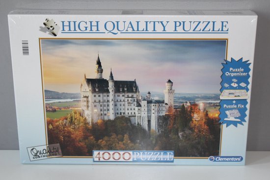 Clementoni puzzel - Neuschwanstein - 1500 stukjes - De PuzzelGigant.nl