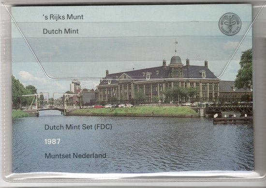 Thumbnail van een extra afbeelding van het spel Nederland Jaarset Munten 1987 FDC - Utrecht