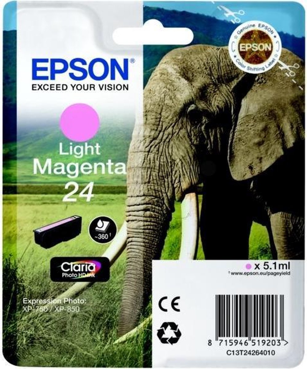 Epson 24 - Inktcartrdige / Licht Magenta