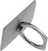 Ring Stent - Universele kickstand ring vinger houder telefoonbutton – Zilver