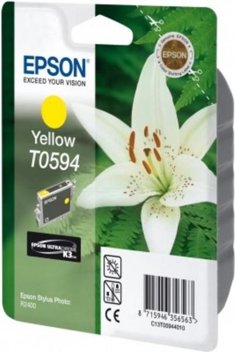 Epson T0594 - Inktcartridge / Geel
