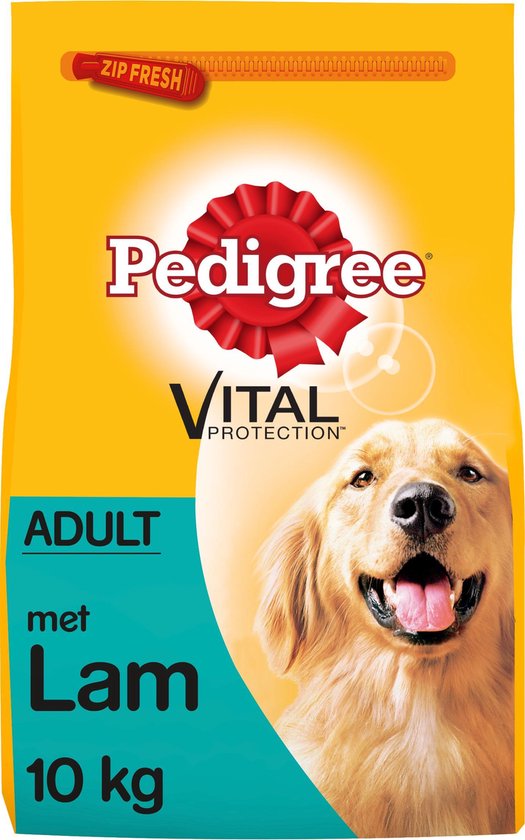 Pedigree Hondenvoer Droog Adult - Lam - 10 kg