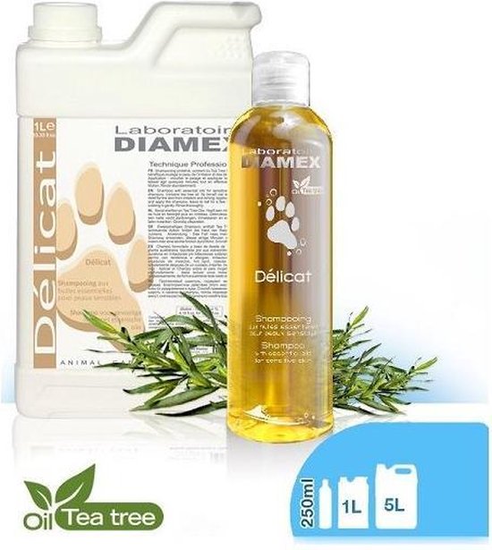 DIAMEX Goudron Anti-Schuppen-Shampoo – 250 Ml, Mit Norwegen Teer, Für Hunde