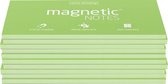 Magnetic Notes, set van 10 notitieboekjes maat L (100x74mm)x100 sheets Mint
